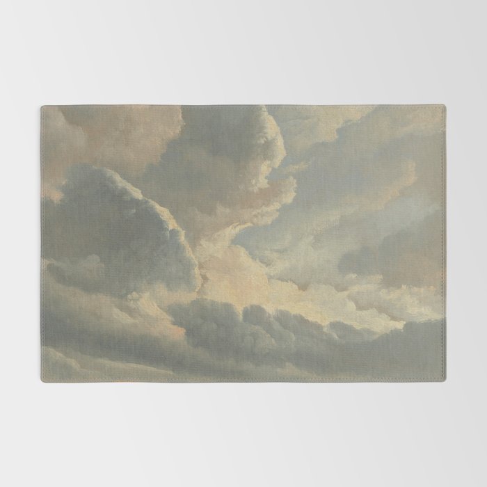 Study of Clouds with a Sunset near Rome Rug Gallery Image 2