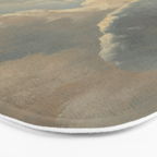 Study of Clouds with a Sunset near Rome Bath Mat Gallery Image 3
