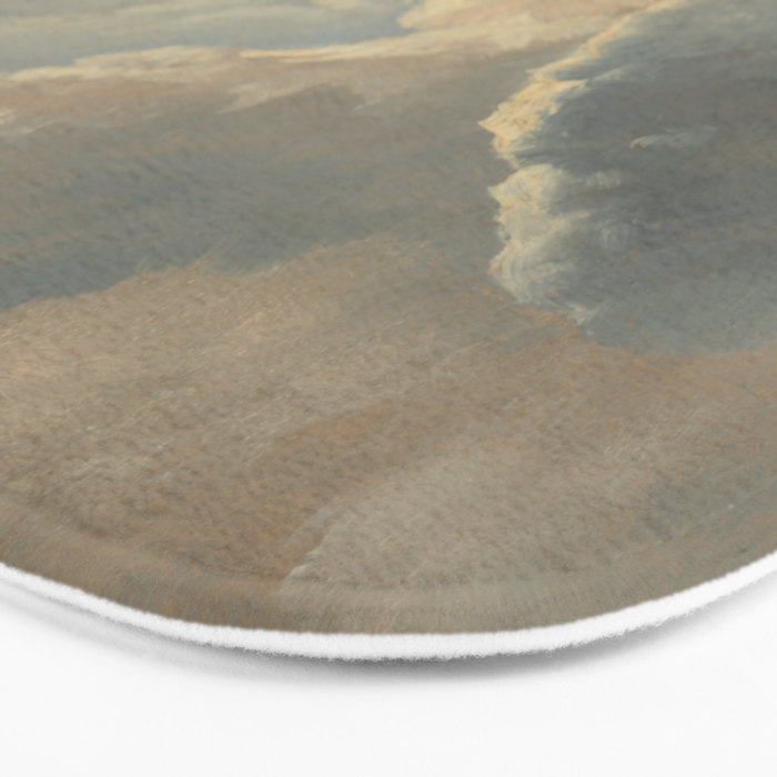 Study of Clouds with a Sunset near Rome Bath Mat Gallery Image 3