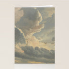 Study of Clouds with a Sunset near Rome Stationery Card Gallery Image 2
