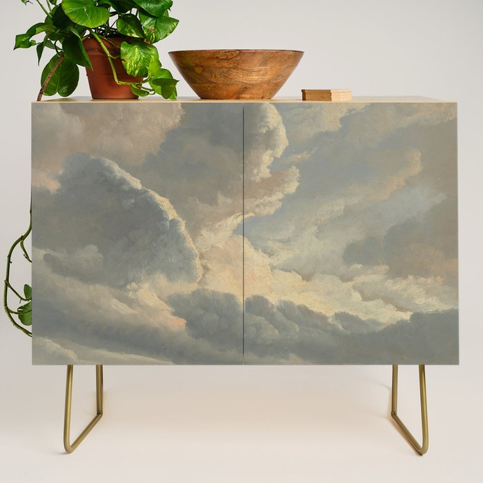 Study of Clouds with a Sunset near Rome Credenza Gallery Image 1