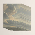 Study of Clouds with a Sunset near Rome Wrapping Paper Gallery Image 3