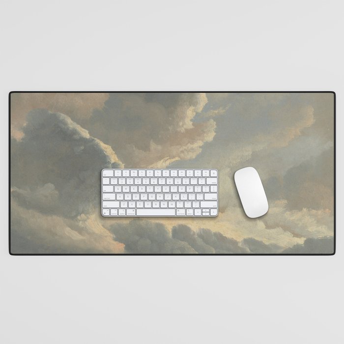 Study of Clouds with a Sunset near Rome Desk Mat Gallery Image 1