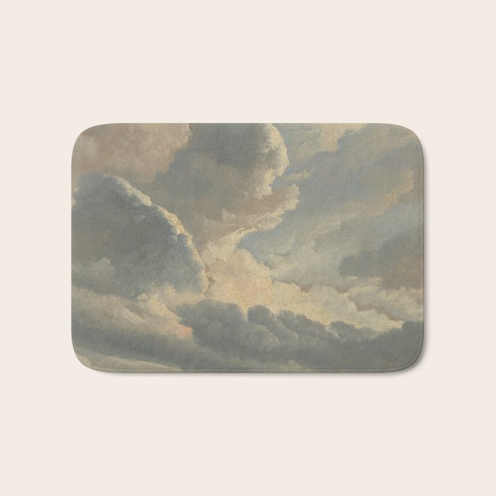 Study of Clouds with a Sunset near Rome Bath Mat Gallery Image 1