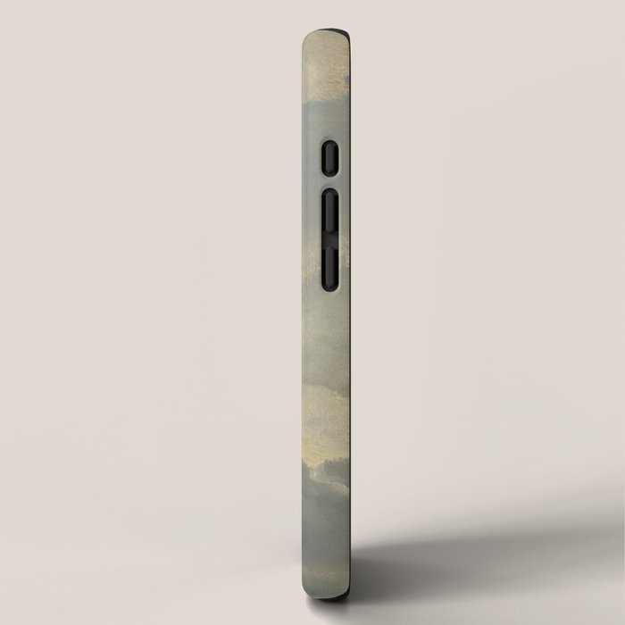 Study of Clouds with a Sunset near Rome iPhone Case Gallery Image 2