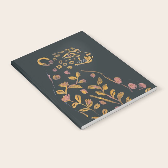 Floral Cheetah Notebook Gallery Image 2