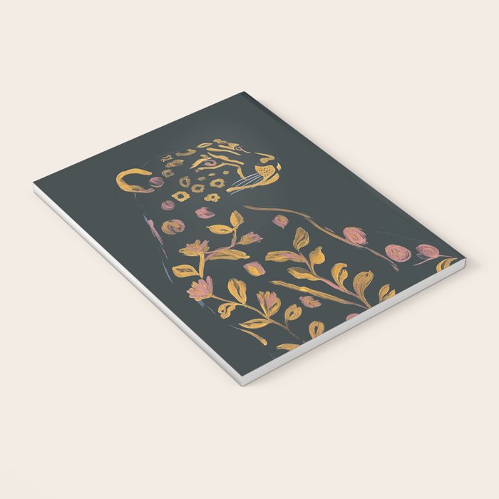 Floral Cheetah Notebook Gallery Image 3