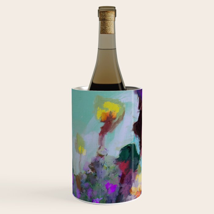 abstract floral bloom Wine Chiller Gallery Image 3