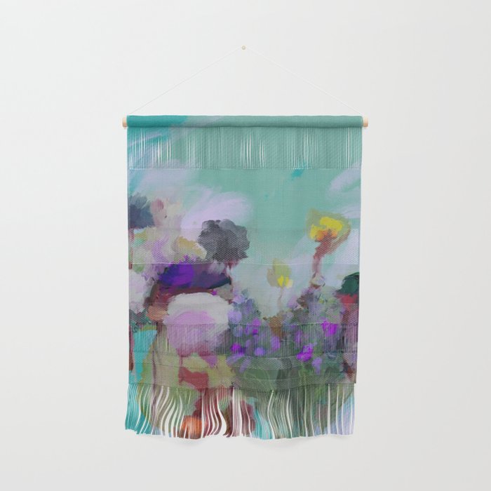 abstract floral bloom Wall Hanging Gallery Image 1
