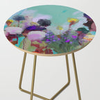 abstract floral bloom Side Table Gallery Image 2