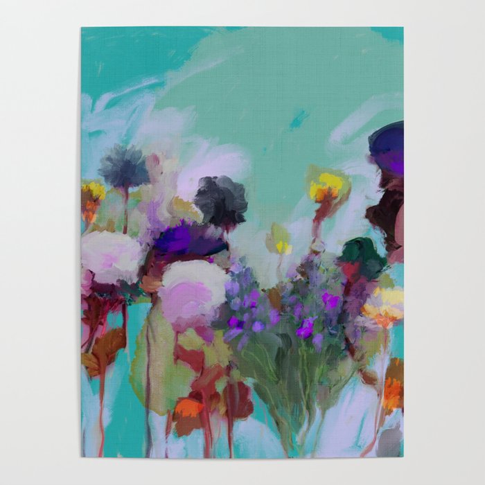 abstract floral bloom Poster Gallery Image 4