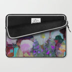 abstract floral bloom Laptop Sleeve Gallery Image 2