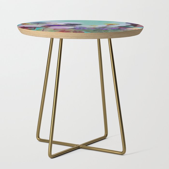 abstract floral bloom Side Table Gallery Image 1