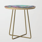 abstract floral bloom Side Table Gallery Image 1