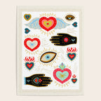 Milagro Love Hearts - White Poster Gallery Image 4