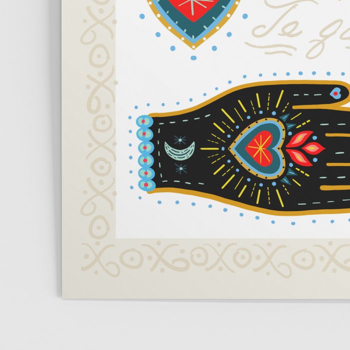 Milagro Love Hearts - White Poster Gallery Image 3