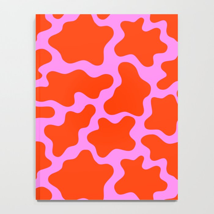 Colorful pink cow print seamless pattern Notebook Gallery Image 4