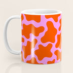 Colorful pink cow print seamless pattern Coffee Mug Gallery Image 3