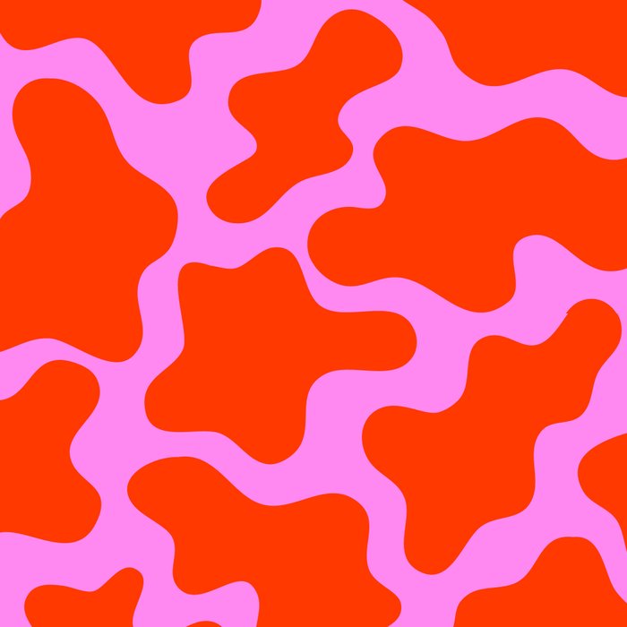 Colorful pink cow print seamless pattern Coffee Mug Gallery Image 2