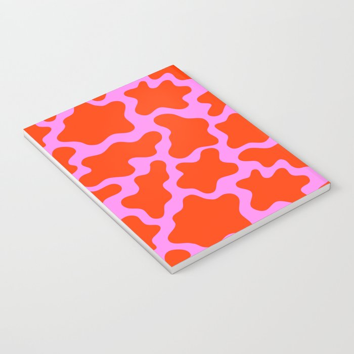 Colorful pink cow print seamless pattern Notebook Gallery Image 3