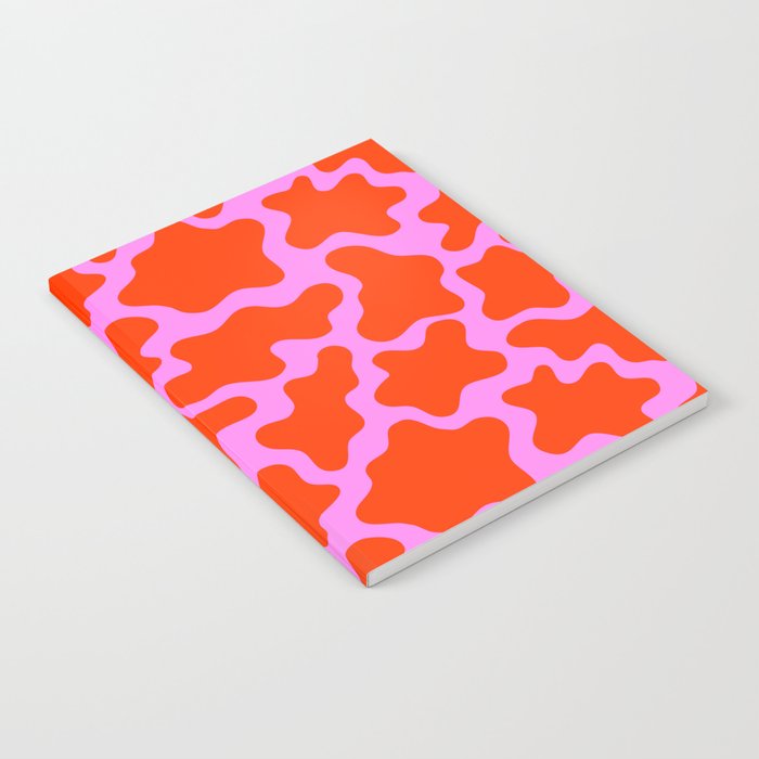 Colorful pink cow print seamless pattern Notebook Gallery Image 2