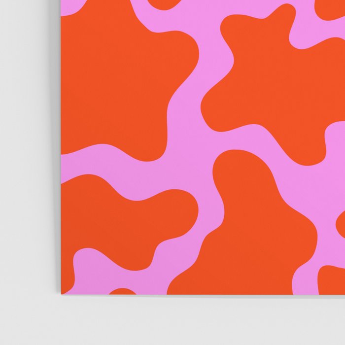 Colorful pink cow print seamless pattern Poster Gallery Image 3