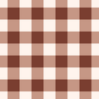 Coffee Brown & Cream Gingham Pattern Coffee Mug Gallery Image 2