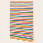 Beach Dreams Stripe Line Art Wallpaper Gallery Image 2