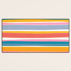 Beach Dreams Stripe Line Art Desk Mat Gallery Image 3