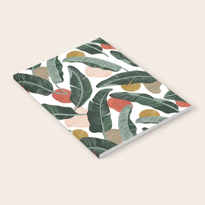 Modern banana leaf Notebook Gallery Image 2