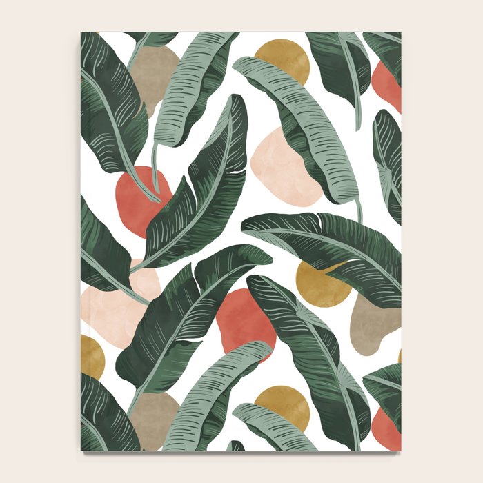 Modern banana leaf Notebook Gallery Image 4