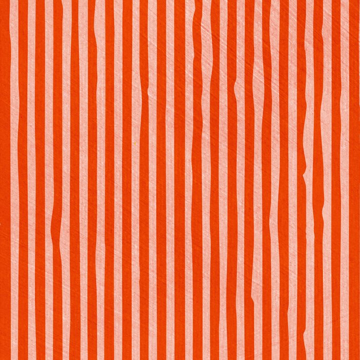 Orange Geometric Drawing Digital Linocut Coffee Mug Gallery Image 2