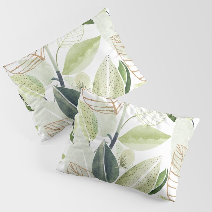 Botanical Collage Pillow Sham Gallery Image 3