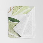 Botanical Collage Throw Blanket Gallery Image 3
