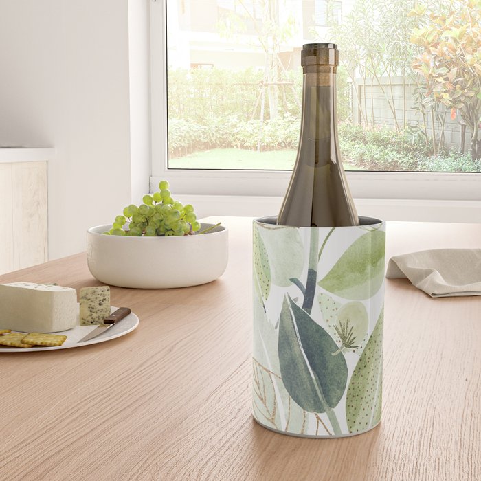 Botanical Collage Wine Chiller Gallery Image 4