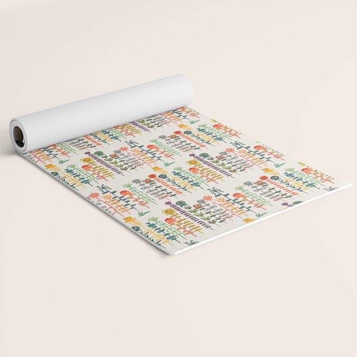 Happy garden Yoga Mat Gallery Image 2