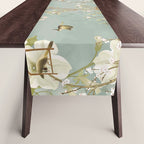 Romantic Chinoiserie Pearl Garden Table Runner Gallery Image 1