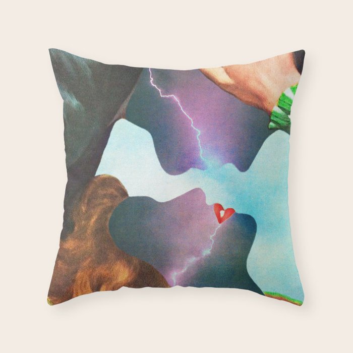 Electric Love Throw Pillow Gallery Image 1