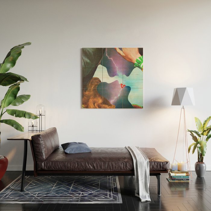 Electric Love Wood Wall Art Gallery Image 2