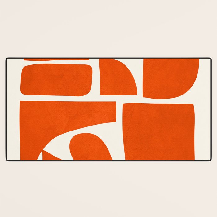 Modern Abstract Shapes 22 Desk Mat Gallery Image 3