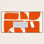 Modern Abstract Shapes 22 Desk Mat Gallery Image 1