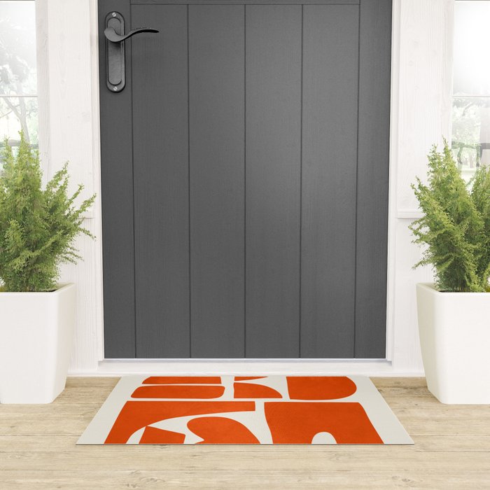 Modern Abstract Shapes 22 Welcome Mat Gallery Image 3