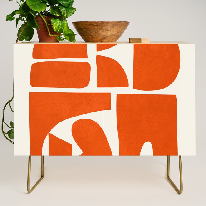 Modern Abstract Shapes 22 Credenza Gallery Image 1