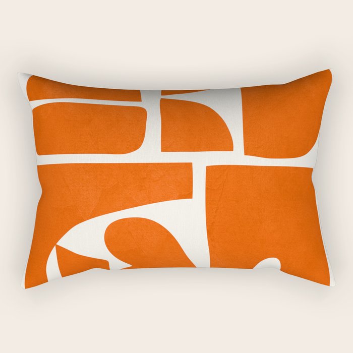 Modern Abstract Shapes 22 Rectangular Pillow Gallery Image 1