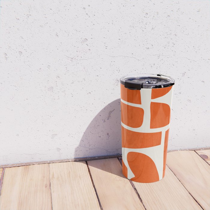Modern Abstract Shapes 22 Travel Mug Gallery Image 4