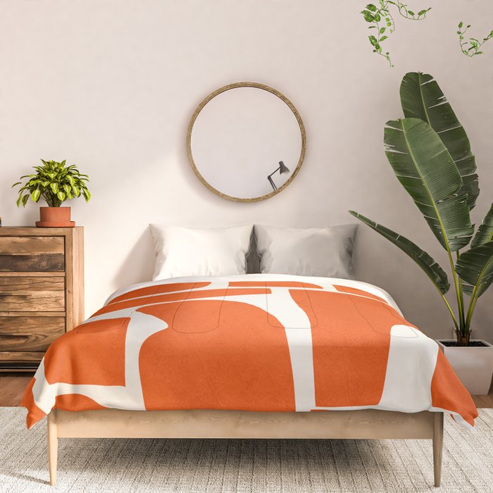 Modern Abstract Shapes 22 Comforter Gallery Image 3