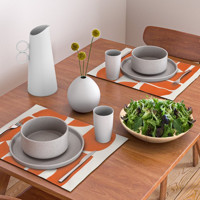 Modern Abstract Shapes 22 Placemat Gallery Image 2