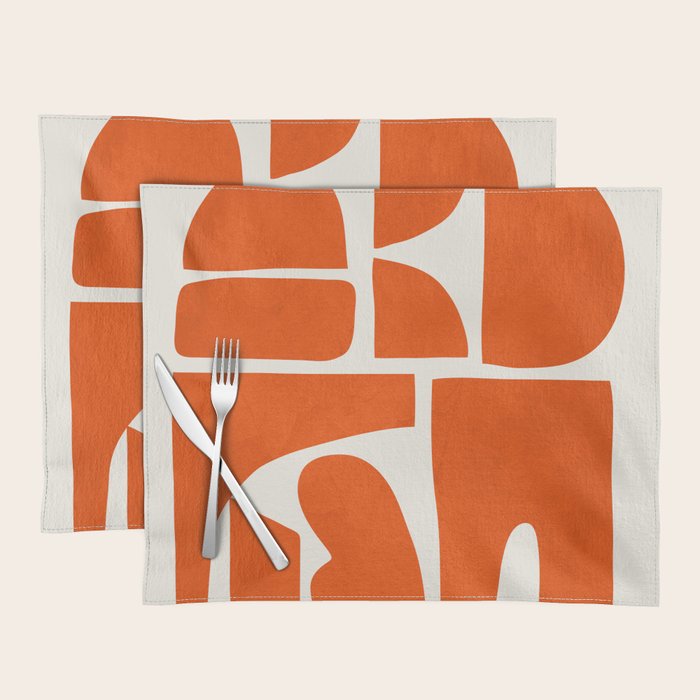 Modern Abstract Shapes 22 Placemat Gallery Image 1