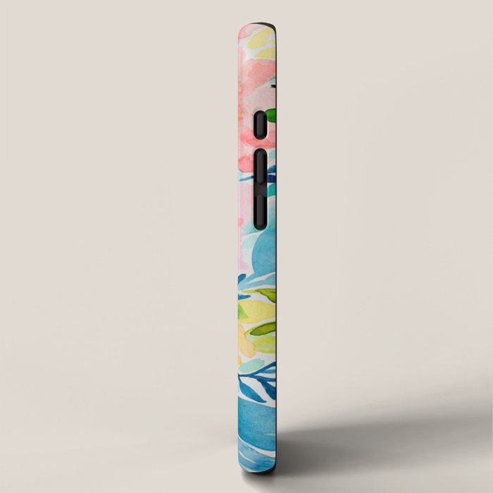 Neon Floral iPhone Case Gallery Image 2
