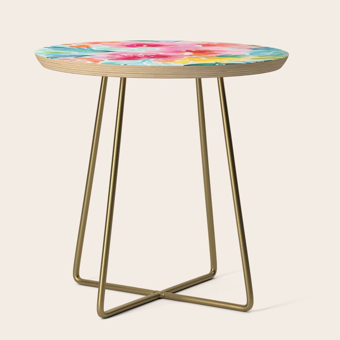 Neon Floral Side Table Gallery Image 1